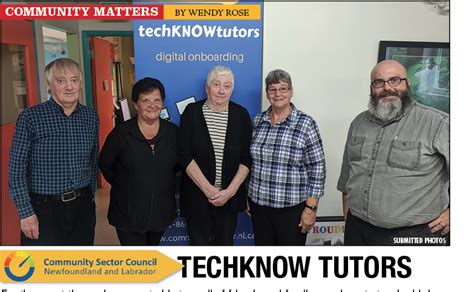 Community Matters: techKnowtutors – Newfoundland Herald.